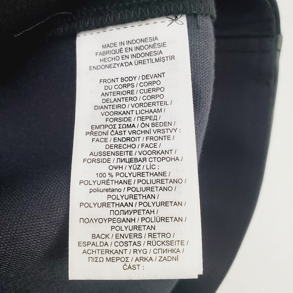Lauren Ralph Lauren Leggings Faux Leather Front - Picture 5 of 9